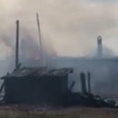 В Уржумском районе дотла сгорели три дома (ВИДЕО)