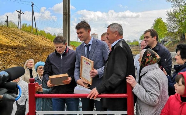 В Зареченском районе Тулы благоустроили родник