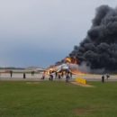 Шесть человек пострадали при жесткой посадке и возгорании самолета в «Шереметьево»