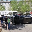 В Кирове в результате ДТП перевернулся внедорожник (ВИДЕО)