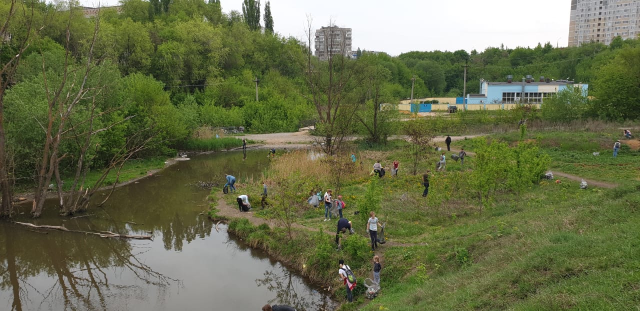 Сделать мир лучше: липчане облагородили городской пруд